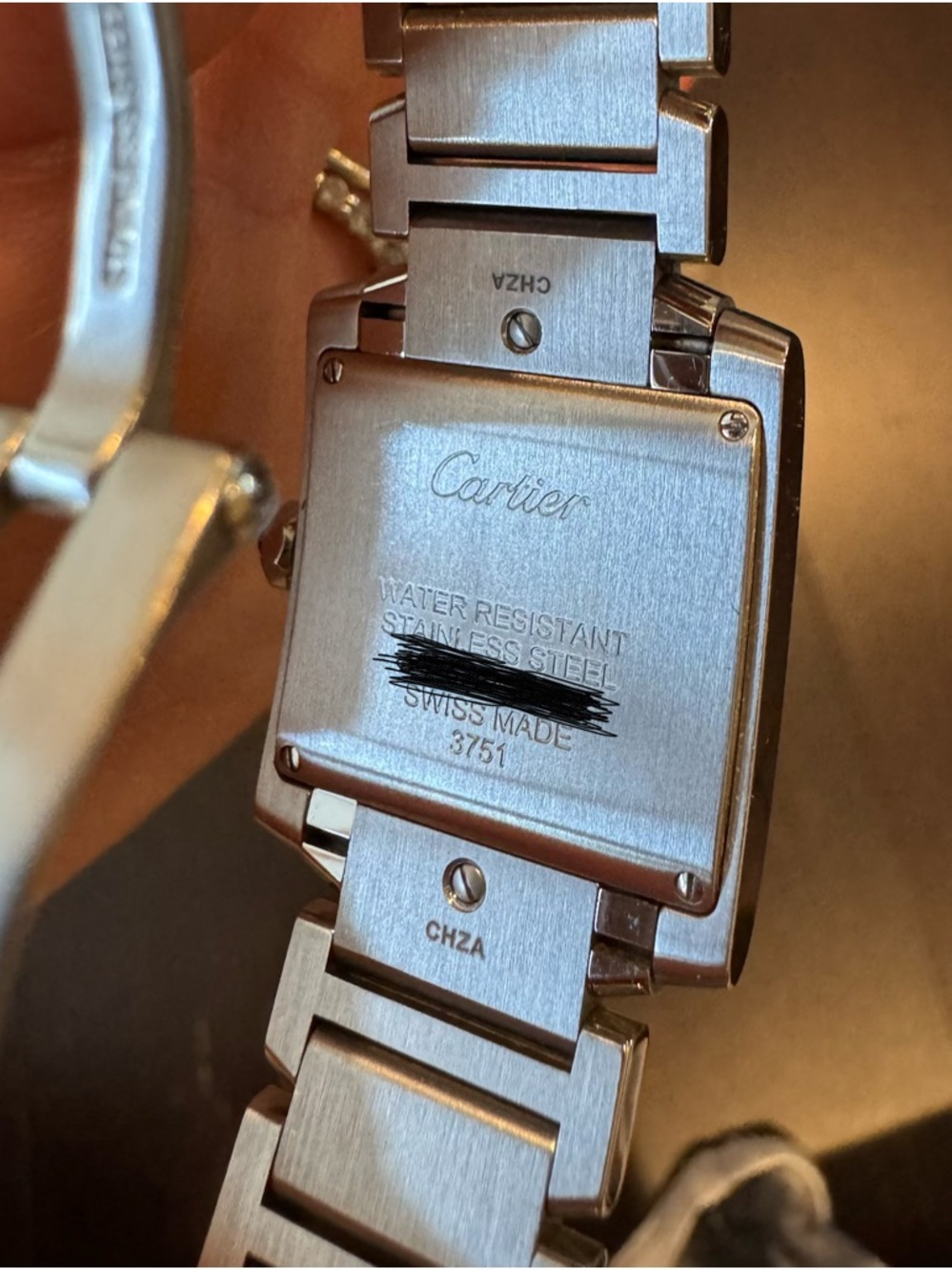 Cartier Tank Française Steel Mid Size Quartz Watch *under warranty 11/27 - Picture 13 of 16